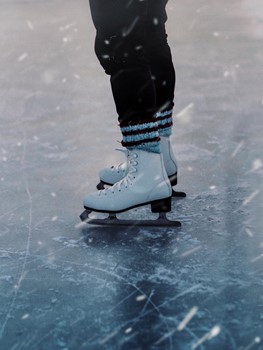 Ice skating